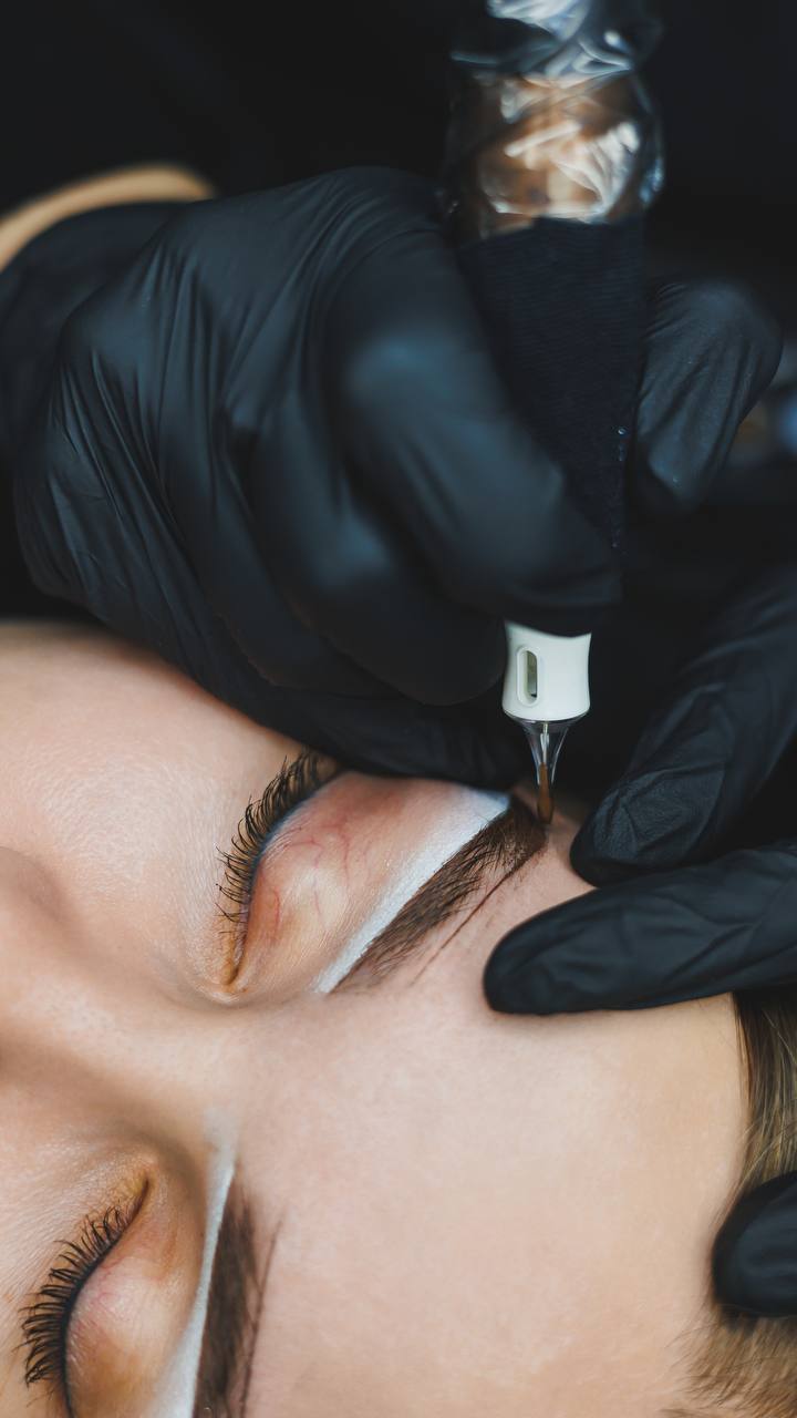 Eyebrow tattoo