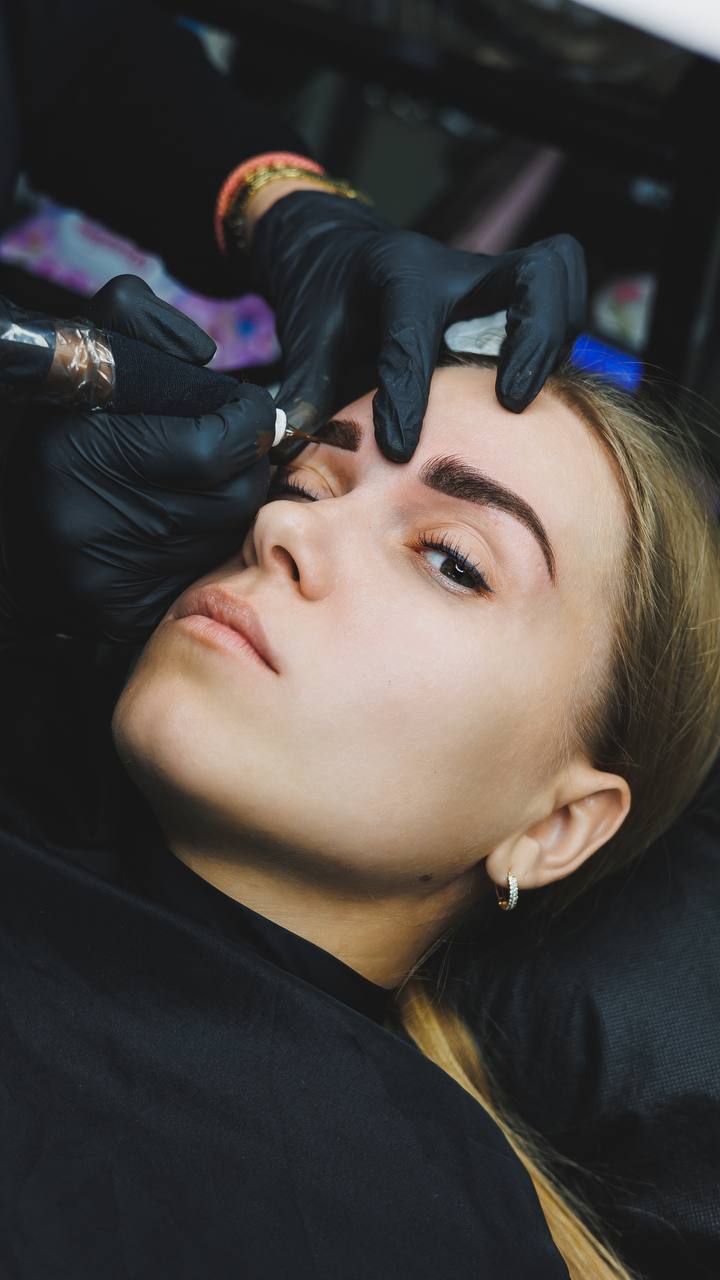 Eyebrow tattoo