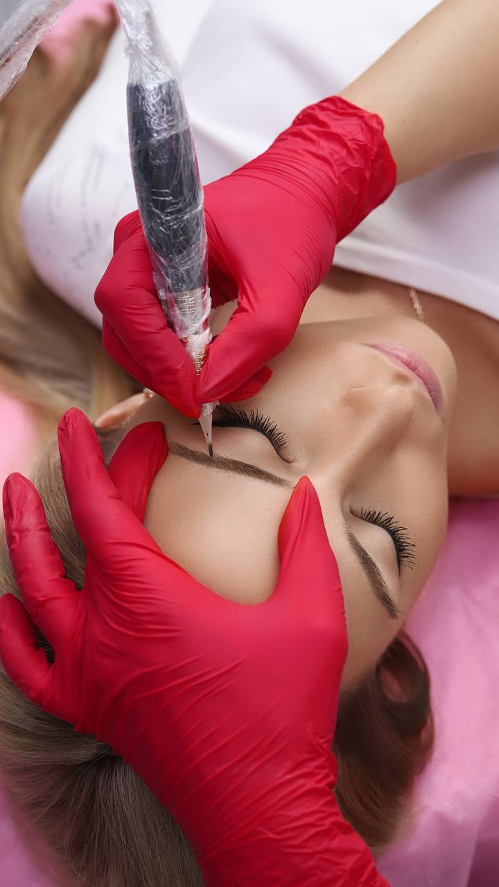 Eyebrow tattoo